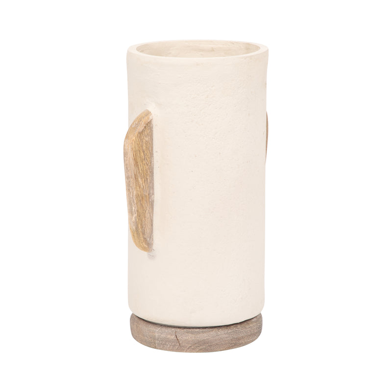 Ecomix, 13 Organic Vase, Ivory