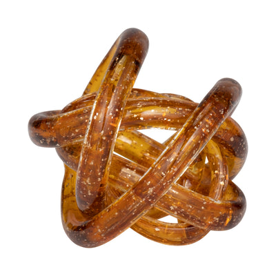 GLASS, 4 KNOT AMBER