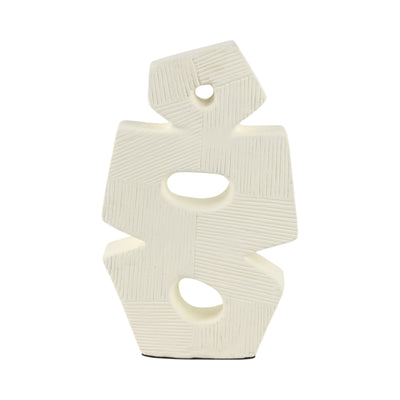 15 Terracotta Abstract Sculpture, Ivory