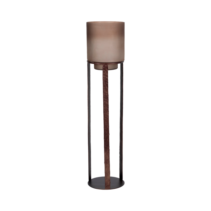 47 Lantern On Stand, Bronze