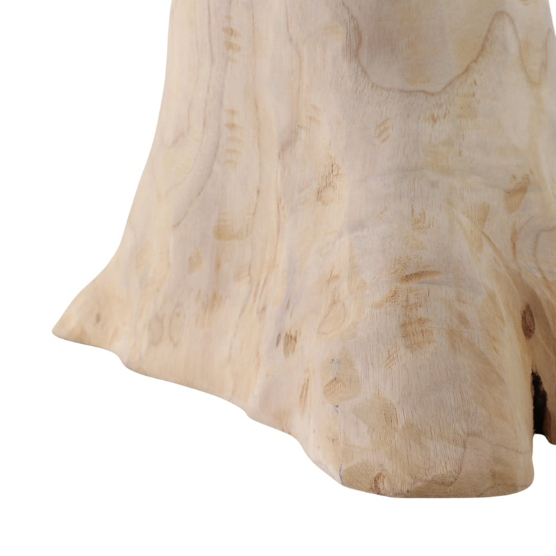 18 Teak Root Mushroom Accent Table, Natural