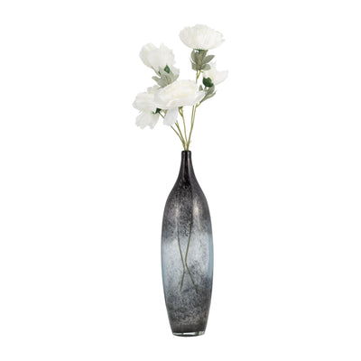 GLASS, 18 VASE BLUE OMBRE