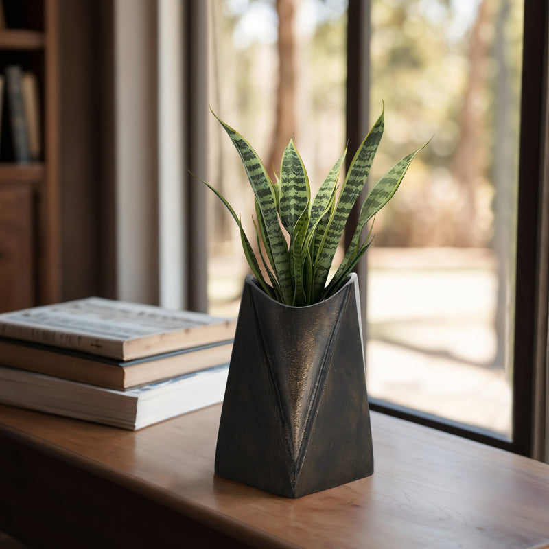 8 Fairbanks Small Metal Vase