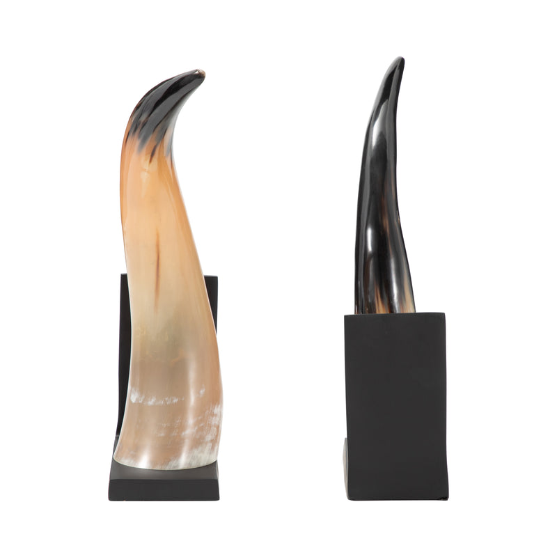 S/2 14 Gamil Horn Bookends