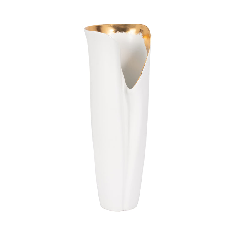 18 HOLLIS LARGE VASE, WHITE