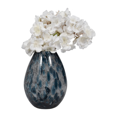 8 AMALDA SMALL BLUE GLASS VASE