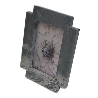 4x6 Cut Corners Marble Photo Frame, Green