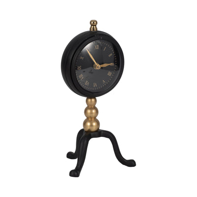 10 Addison Gold And Black Desk Clock