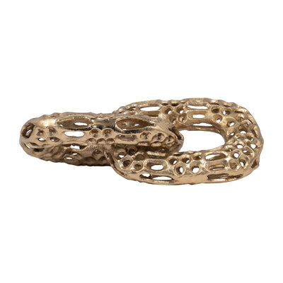 METAL, 12 2-LINKED CHAINS, GOLD