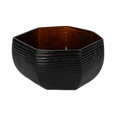 14 Dimma Medium Brown Glass Bowl