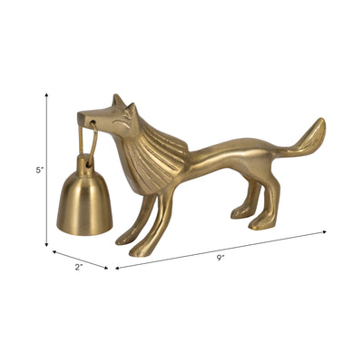 9 Lion Candle Snuffer, Gold