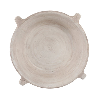 18 Bowl With Handles, Antique White