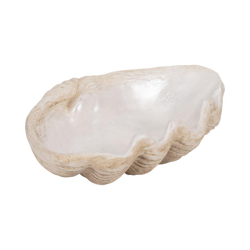 16 Pearlized Shell Bowl, Ivory