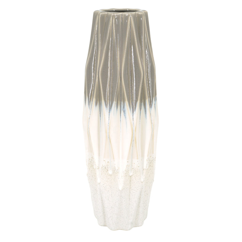 17 Calista Cream Glaze Large Vase