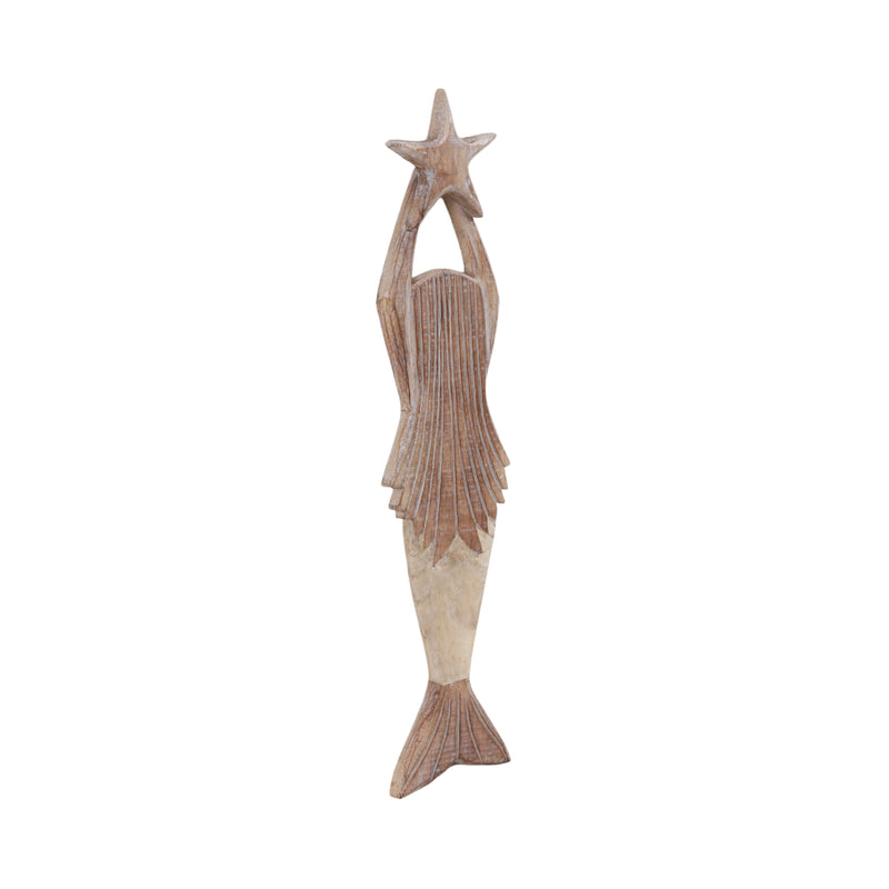 24 Mermaid Gold Capiz Tail, Natural