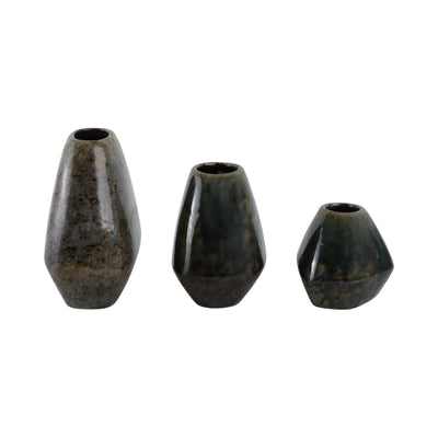 S/3 5/7/8 Tacoma Ceramic Vases