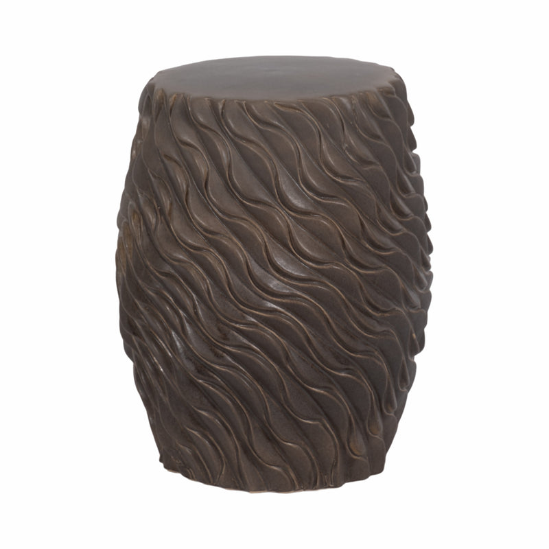 20 Devone Brown Ceramic Garden Stool