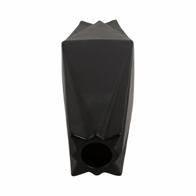 21 Bonney Small Black Cer Vase