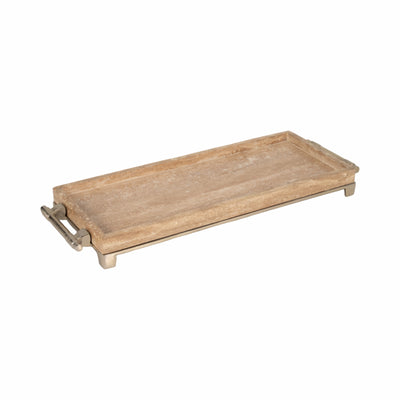 27 RAFAEL TRAVERTINE TRAY, NATURAL