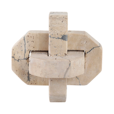 5 Gorda Small Crackle Travertine Knot