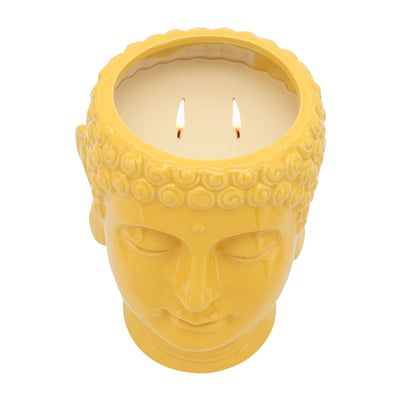 S/3 Buddha Citronella Candle, 8.5 Multi 40oz