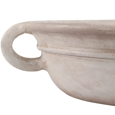 18 Bowl With Handles, Antique White