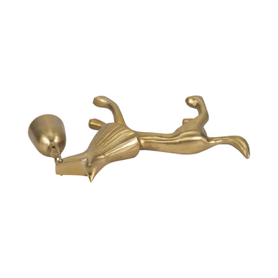 9 Lion Candle Snuffer, Gold