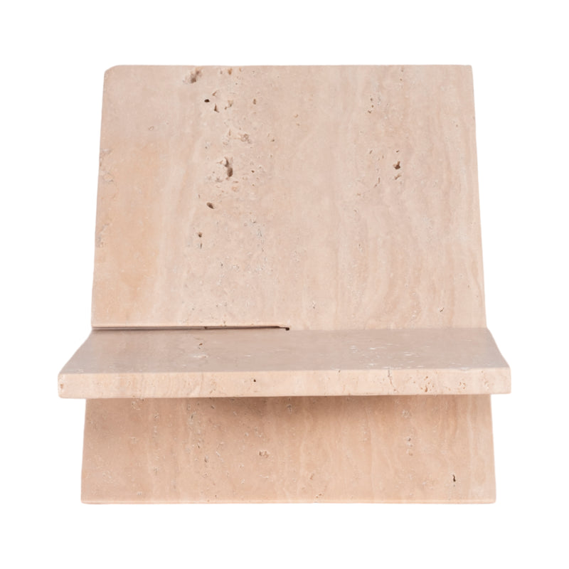 18 Travertine Bookstand, Tan