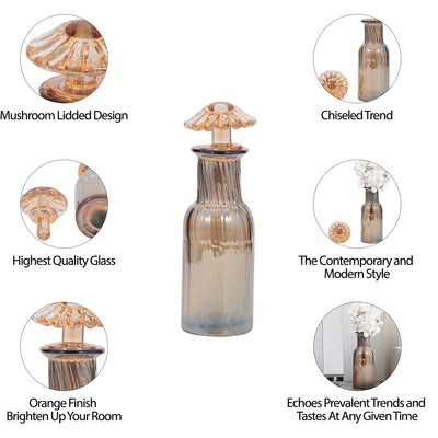 13 Igor Mushroom Glass Bottle