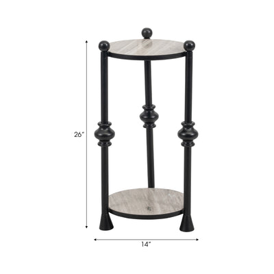 Metal, 26 Elliot Cocktail Table, Black, K/d