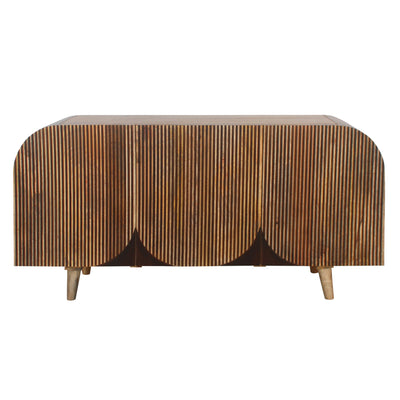 60 Curved Ridges Sideboard, Brown/natural