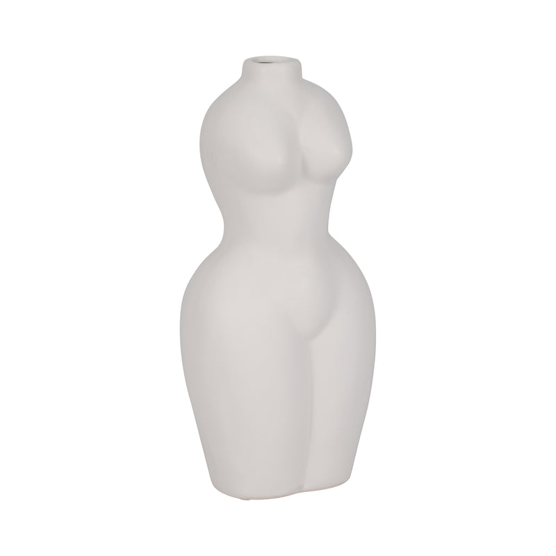 DOL, 12H TORSO VASE, WHITE