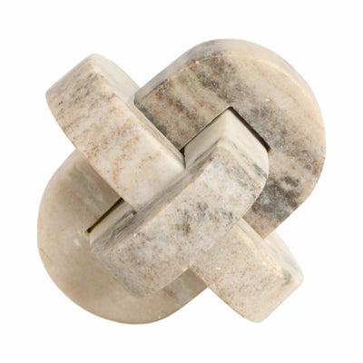 5 Onyx Marble Rounded Knot, Tan