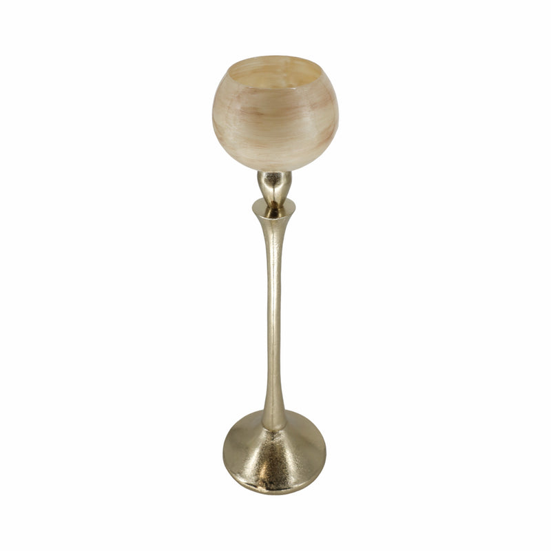 GLASS 20 GOBLET VOTIVE HOLDER, OPAL