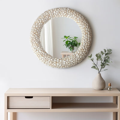 Shell, 26 Mirror, White