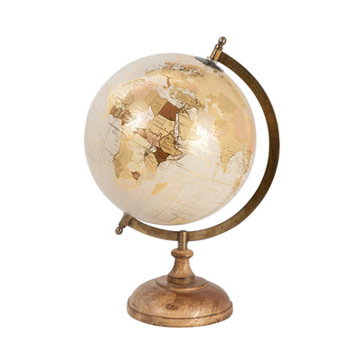 PLASTIC, 13 DECORATIVE GLOBE, GOLD