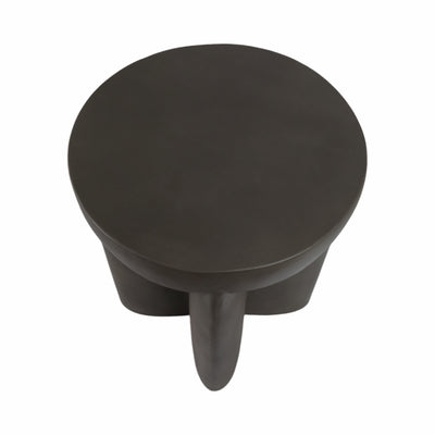 Concrete, 19 Contemporary Accent Table, Dark Grey