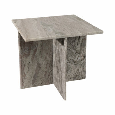 18 ROMMI LARGE MARBLE TABLE, WHITE