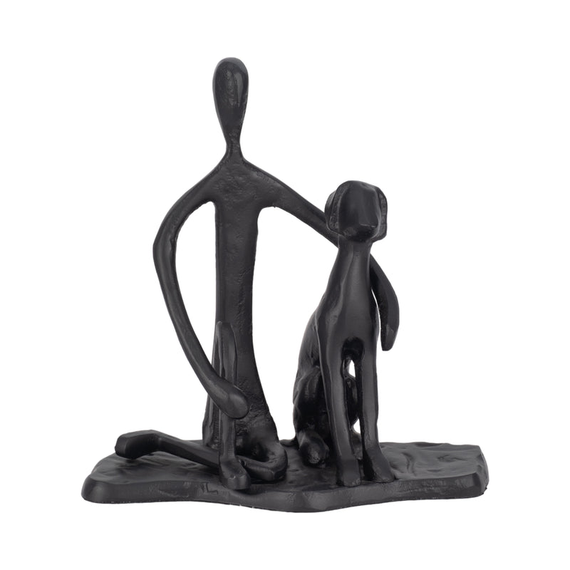 9 Mans Best Friend Sculpture, Black