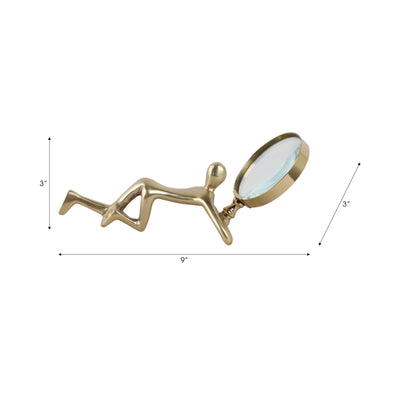 9 Adams Gold Magnifying Glass