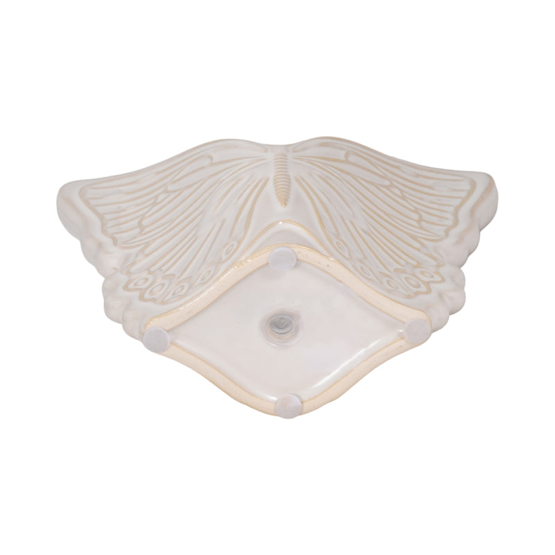 7 Butterfly Planter, Ivory