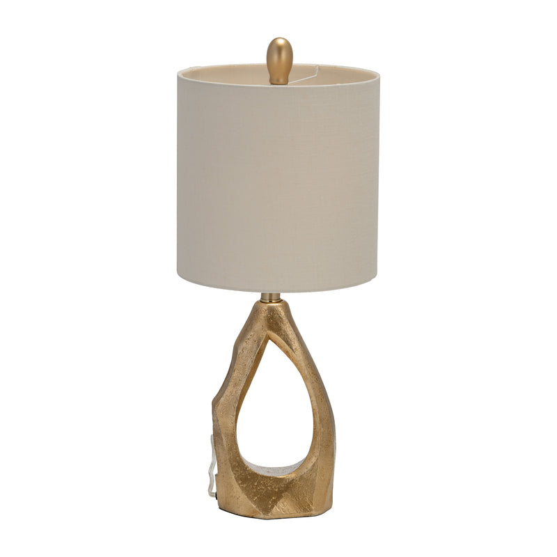 Resin 24 Organic Table Lamp, Gold