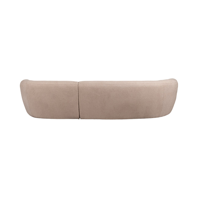 118 Raf Chaise Sofa, Blush 2 Bx