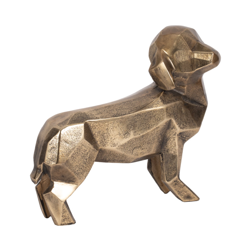 13 Alona Geometric Dog, Gold