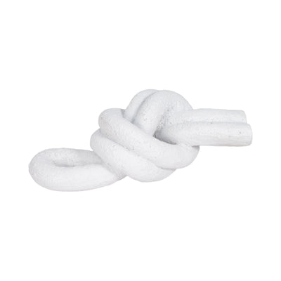 9 Loop Knot Object, White