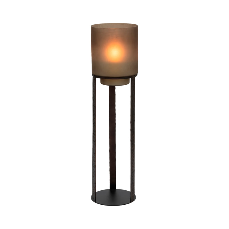 41 Lantern On Stand, Bronze