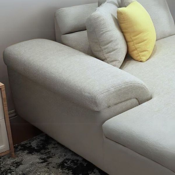 Marjan -  connected unique  sofa in gray color