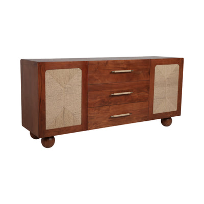 65 ACACIA ABACUS SIDEBOARD, BROWN