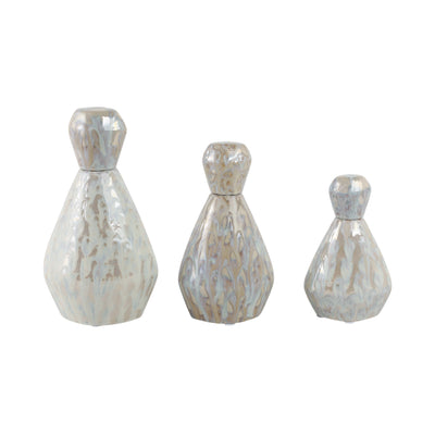 S/3 9/11/13 Tacoma Ceramic Bottles