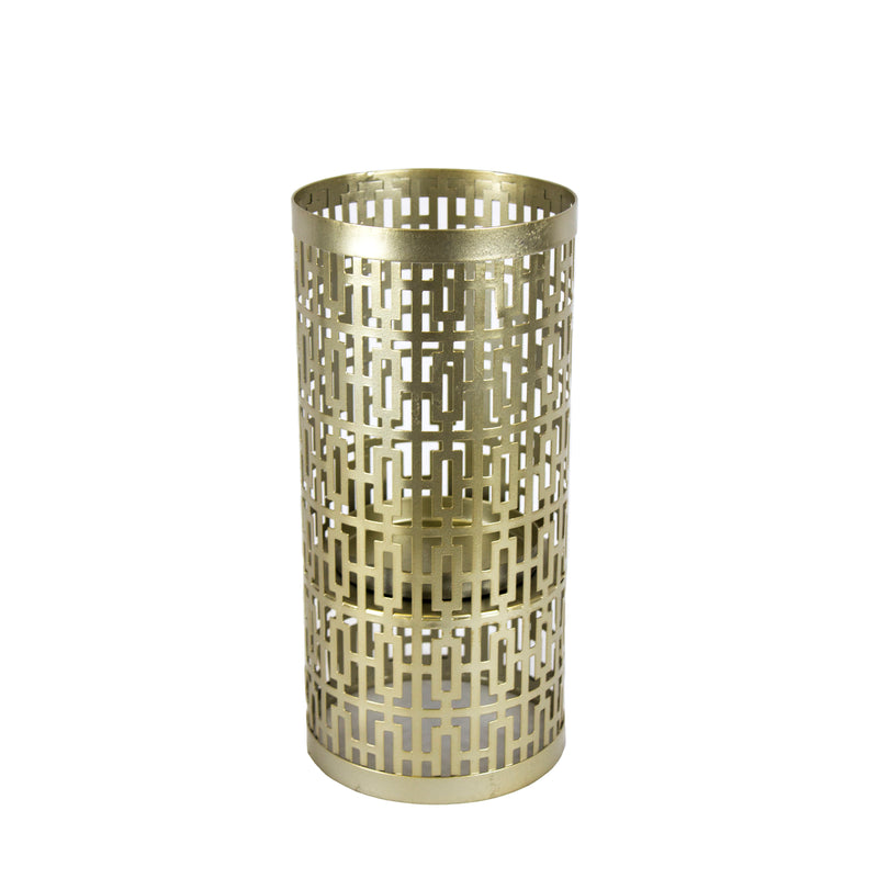 Metal Candle Holder, Gold